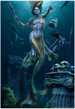 Mermaid Hunt Posters by Tom Wood