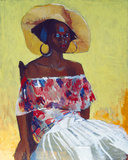 Off the Shoulder Giclee-vedos tekijänä Boscoe Holder Off the Shoulder Giclee-vedos tekijänä Boscoe Holder