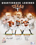 Vince Young, Colt McCoy, Major Applewhite Texas Longhorns Autographed Photograph Photo