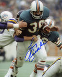 Larry Csonka Miami Dolphins Autographed vs Minnesota Vikings Photo