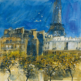 9th Arrondissement, Paris Giclee Print by Susan Brown