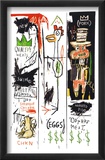 Quality Meats for the Public, 1982 Posters by Jean-Michel Basquiat
