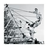 Swing Boats At Hampstead, Whitsun Giclee Print by John Gay