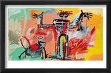 Boy and Dog in a Johnnypump, 1982 Posters por Jean-Michel Basquiat