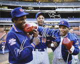 Dwight Gooden/Darryl Strawberry/Mike Tyson (boxing) Autographed Photo (Hand Signed Collectable) Photo