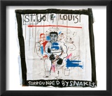 St. Joe Louis Surrounded by Snakes, 1982 Pôsters por Jean-Michel Basquiat
