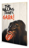 Rolling Stones-Grrr Cartel de madera