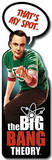 The Big Bang Theory - That's My Spot Shapemark Bookmark Bookmark