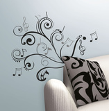 Music Scroll Notes Peel & Stick Wall Decals Wall Decal