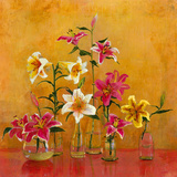 Lilies In Vases II Giclee Print by Danson 