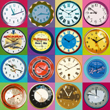 Clock Collection Giclee Print by Ben James