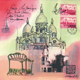 L'Esprit de Montmartre Giclee Print by Martine Rupert
