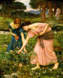 Gather Ye Rosebuds While Ye May Giclée-Druck von John William Waterhouse