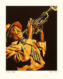 Trumpet Player Giclee Print by Hazel Soan