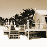 Wooden Steps - Sepia Impressão giclée por Malcolm Sanders