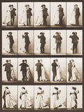 The Waltz Reproduction procédé giclée par Eadweard Muybridge