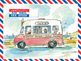 Par Avion II Giclee Print by Claire Fletcher