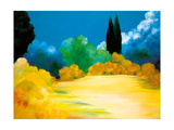 Jardin D'Ete Giclee Print by Bernard Payet