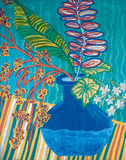 The Blue Vase Giclee Print by Hedy Klineman