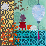 Sacred Lotus Giclee Print by Sally Bennett Baxley