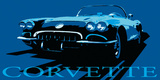 Corvette Giclee Print by Malcolm Sanders