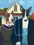 Terrier Gothic Giclee Print by Paula Zimmermann