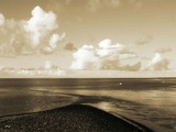 A Shingle Beach with Clouds Photographic Print by Katrin Adam