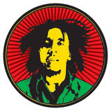 Bob Marley - Rastafari-Vinyl Sticker Stickers