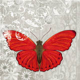Red Butterfly I Posters by Alan Hopfensperger