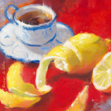 Thé au citron I Kunstdrucke von Emmanuelle Mertian de Muller