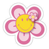 Smiley - Flower-Vinyl Sticker Stickers
