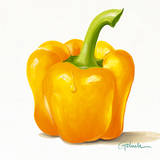 PePeRoNe GiaLLo Print by Paolo Golinelli