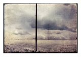 An Open Field with Large Telegraph Pylon Photographic Print by Mia Friedrich