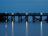 Night on the Dock Photographic Print by Sharon Wish