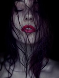 Redlips 1 Photographic Print by Josefine Jonsson