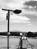 Gas Pump and New Mexico Landscape Sky, San Ysidro 2 Photographic Print by Kevin Lange