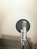Audio Recording Microphone Photographic Print by Kevin Lange