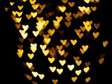 Bokeh Hearts Photographic Print by Sharon Wish