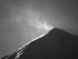 Colorado Rocky Mountain Winter Landscape, Engineer Peak, San Juan Range, Durango, Black and White Photographic Print by Kevin Lange