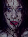 Redlips 2 Photographic Print by Josefine Jonsson