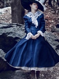 Blue Silk Photographic Print by Elizabeth May
