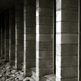 Concrete Blocks in a Building Photographic Print by Katrin Adam