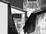 Redundant Factory Buildings with Peeling Paint Photographic Print by Rip Smith