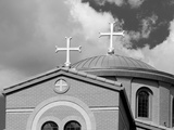 A Church with Two Crosses Photographic Print by Rip Smith