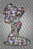 Bettie Page Silhouette Posters