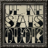 Je Ne Sais Quoi Prints by Daniel Bombardier