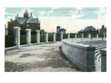 Syracuse, New York - Syracuse University Stadium Promenade View Prints by Lantern Press 