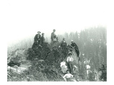 Mt. Hood, Oregon - Overlook Rock at Treeline Photograph Prints by Lantern Press 