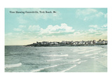 York Beach, Maine - Scenic View Showing Concordville Poster by Lantern Press 