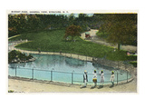Syracuse, New York - Scenic View at Burnet Park Posters by Lantern Press 